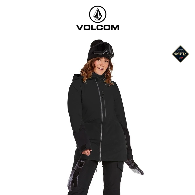 VOLCOM女装GORE-TEX专业户外滑雪服2022冬季新款防风服H0452202