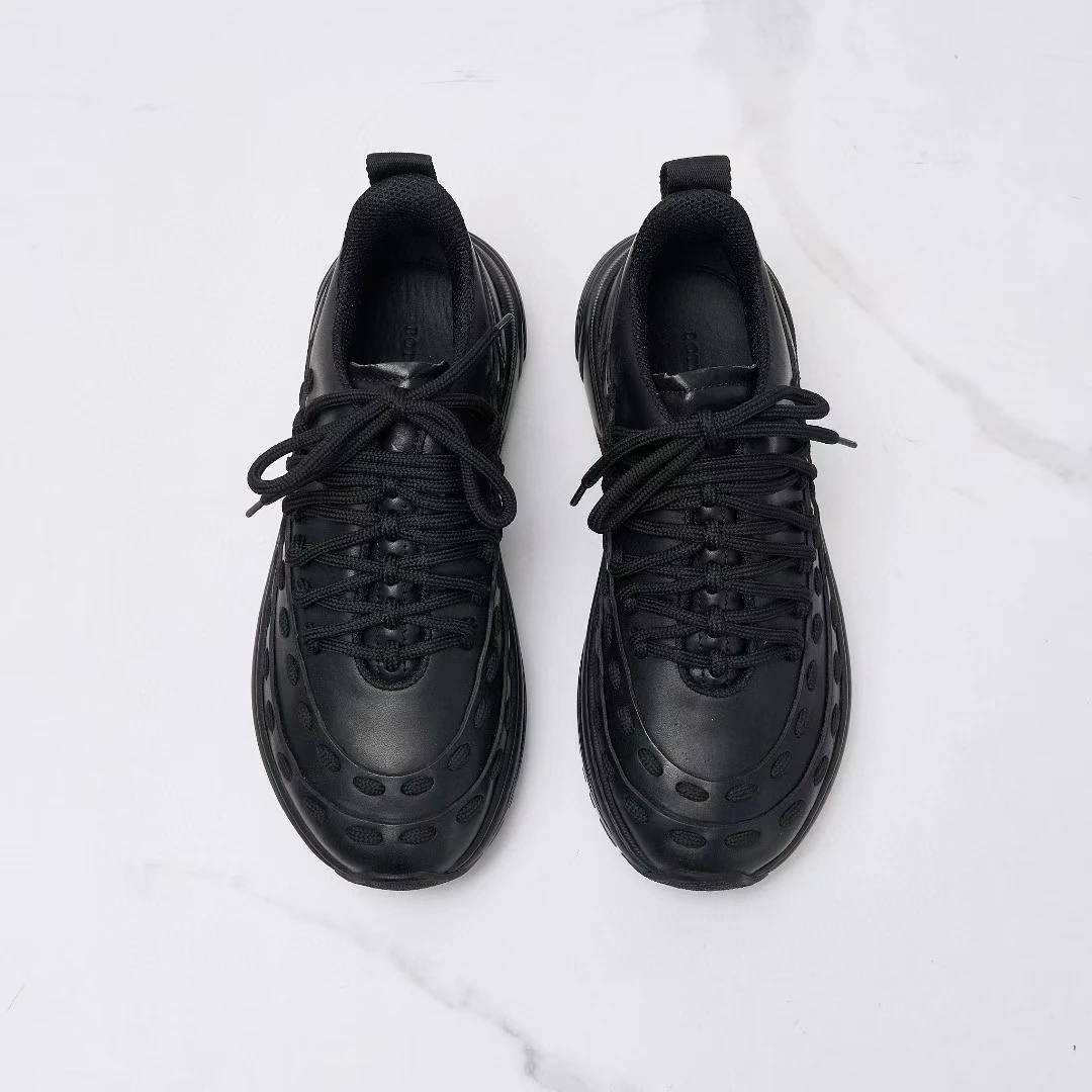 全新未使用 BOTTEGA VENETA/葆蝶家 BV黑武士厚底老爹男鞋