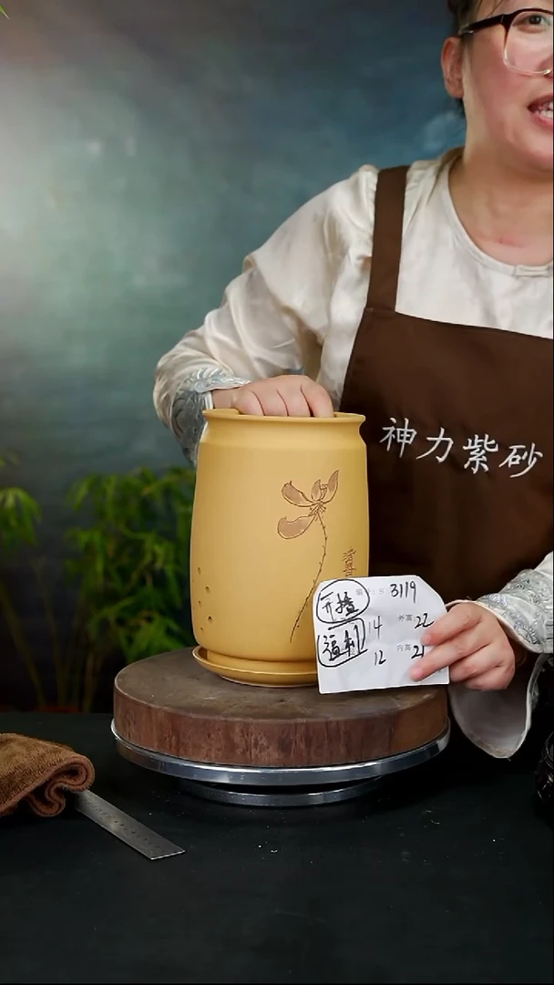 【闪购商品】紫砂花盆神力紫砂花盆厂家直播3119+Z