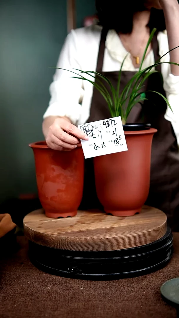 【闪购商品】紫砂花盆4372瑕疵