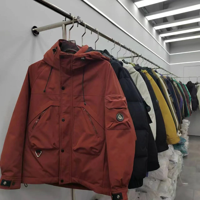 008-1冬季羽绒服男士百搭时尚保暖羽绒服潮流帅气修身外套