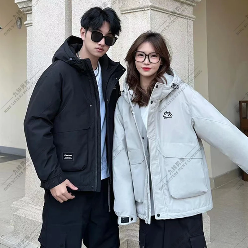 189-1803冬季羽绒服男士百搭时尚保暖羽绒服潮流帅气修身外套