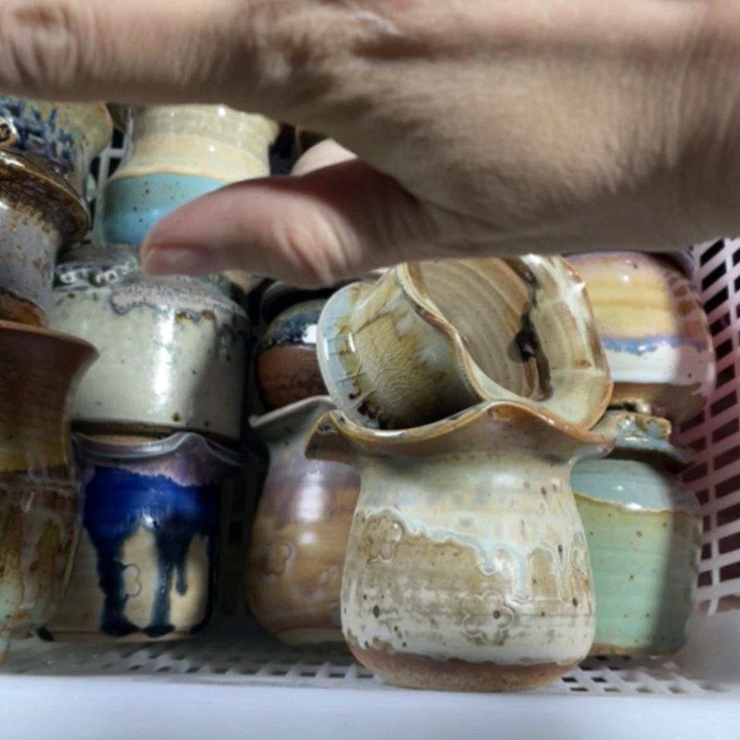 【闪购商品】紫砂花盆10个颜色款式随机➕2个赠品