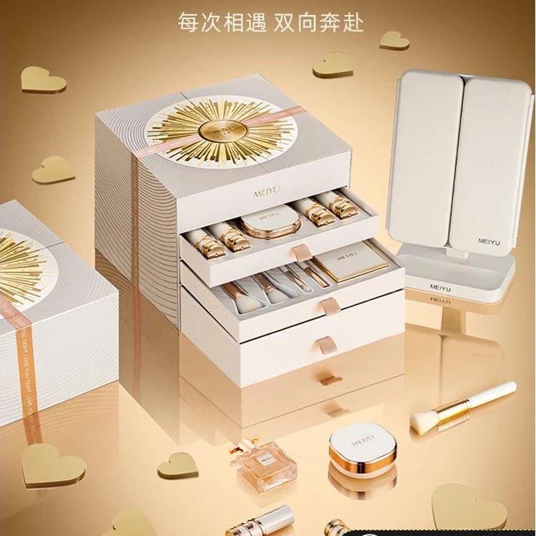 七夕情人节生日礼物女生送女友朋友送老婆的每遇璀璨彩妆礼盒套装