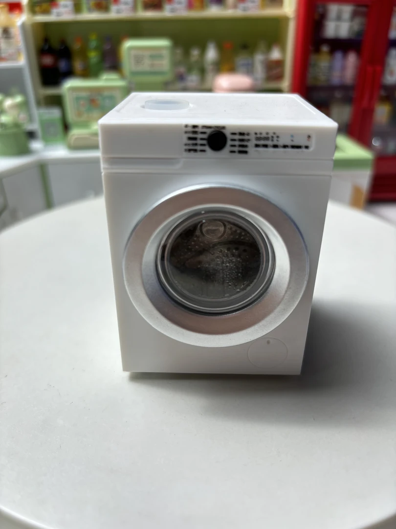 白色洗衣机套装套装过家家创意可爱家居摆件