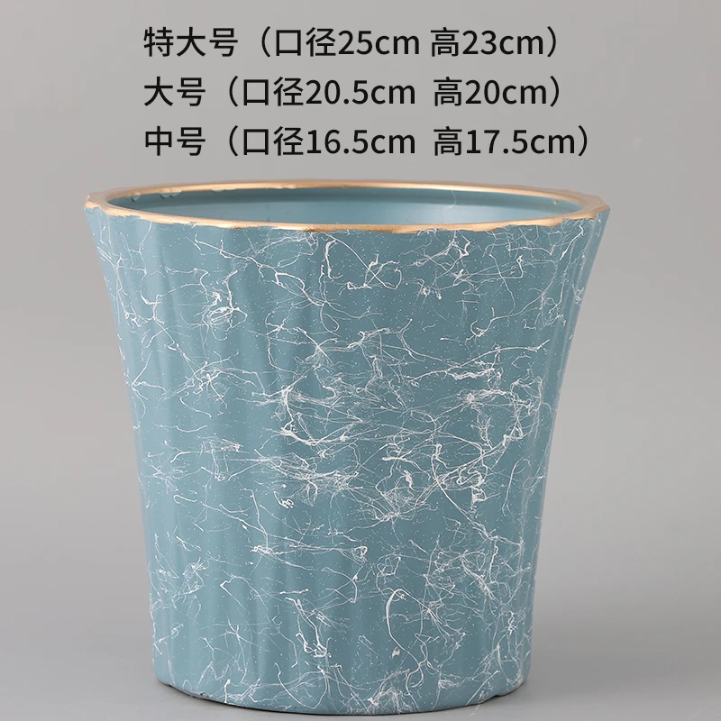 新款陶瓷花盆家用室内外发财树绿萝君子兰绿植月季包邮