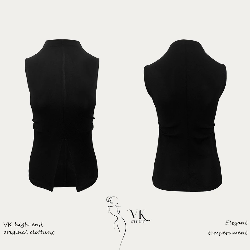 VK Studio 夏季新款巨显瘦无袖百搭背心【VK9916】