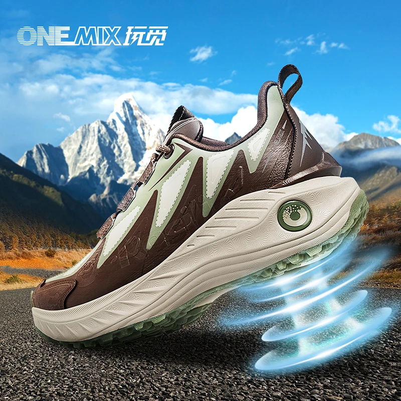 【避震护膝强缓冲】玩觅巡山轻户外防寒皮面减震低帮缓震跑鞋24210