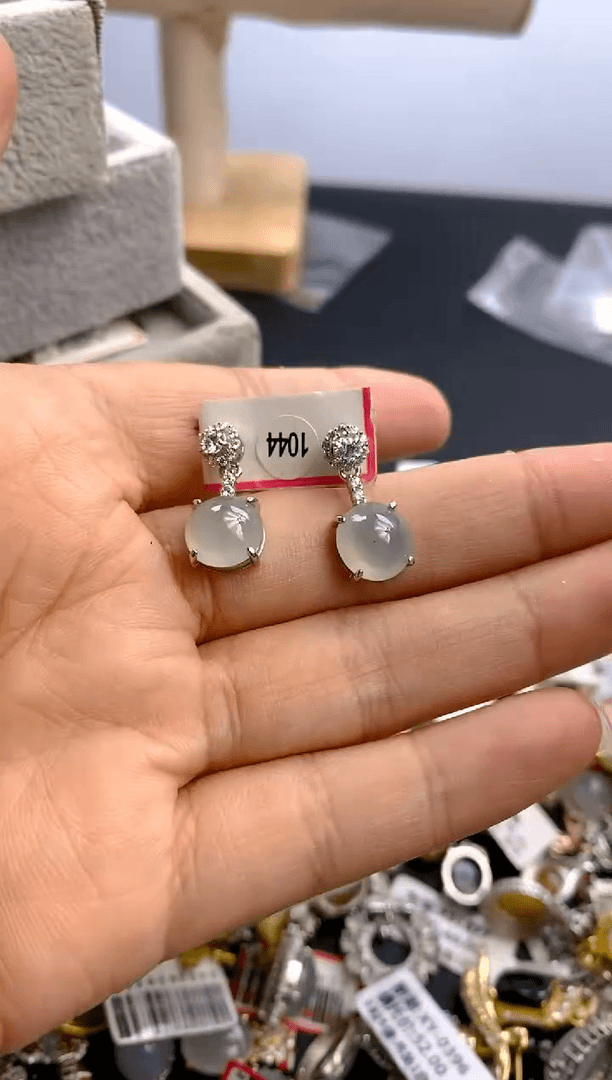 【闪购商品】翡翠戒指银S925镶嵌44444   5