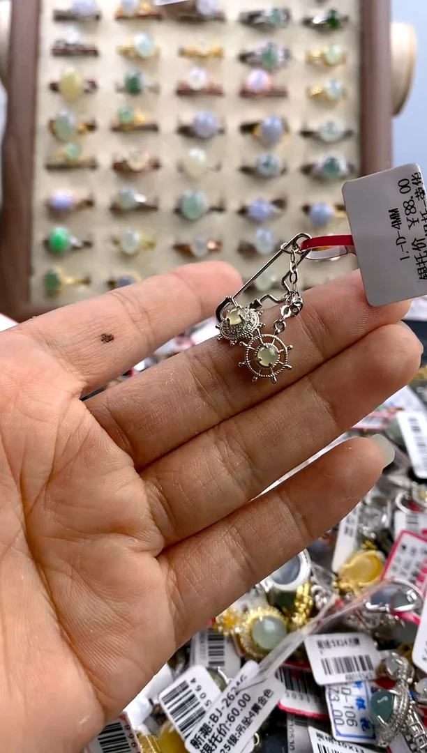 【闪购商品】翡翠戒指银S925镶嵌1111111---8