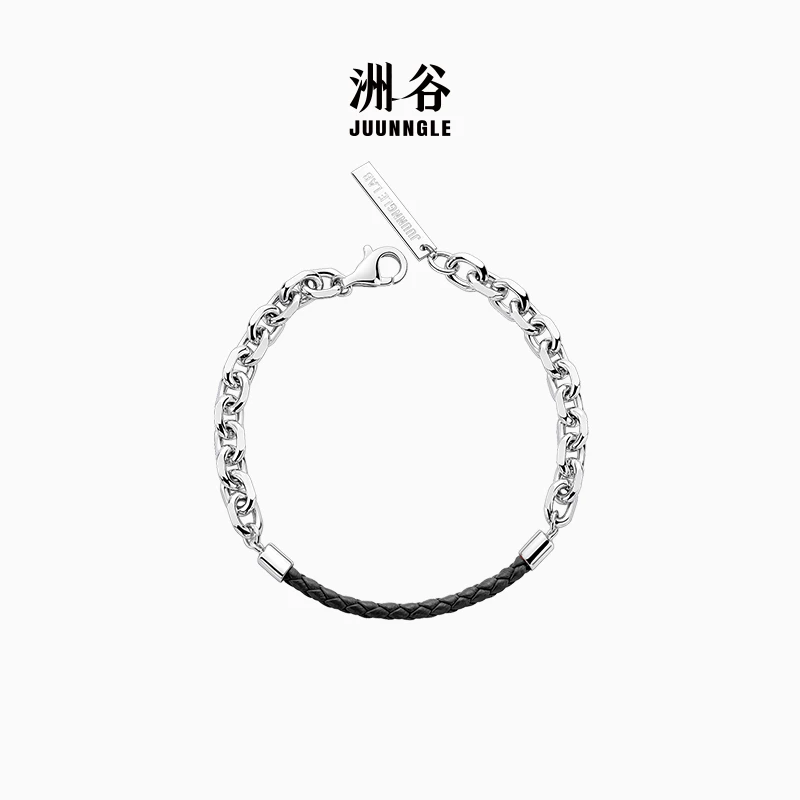 juunngle lab 合金皮质手链 纳福手链情侣气质高级感小众夏季礼物