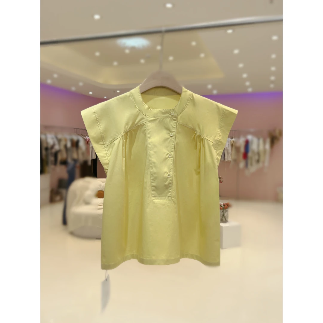 C-7354韩版新款夏季时尚百搭设计感休闲衬衫