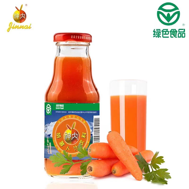 新疆特产神内胡萝卜汁蟠桃汁番茄汁新鲜石河子大学238ml*10瓶包邮