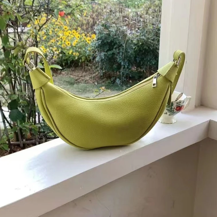 【轻奢女神包】【时髦款】原创设计师高级定制女神斜挎包绿色3068