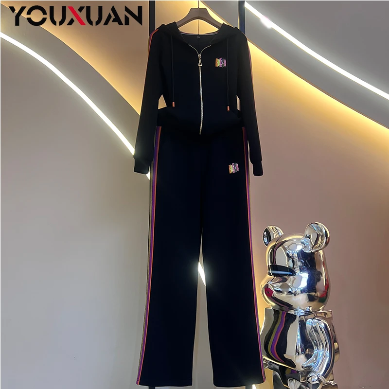 【新品】秋冬季女装显瘦百搭韩版时尚休闲气质长袖运动套装69160