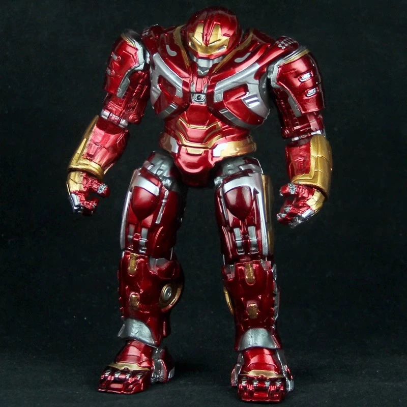 复仇者联盟4 反浩克装机甲钢铁侠MK44可动发光手办模型玩具非合金