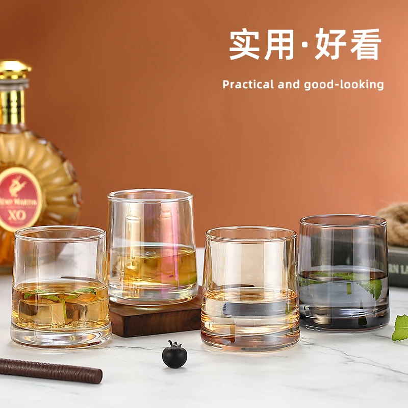 QINGPINGGUO/青苹果家用高级感玻璃茶杯水杯水壶茶具套装轻奢客厅