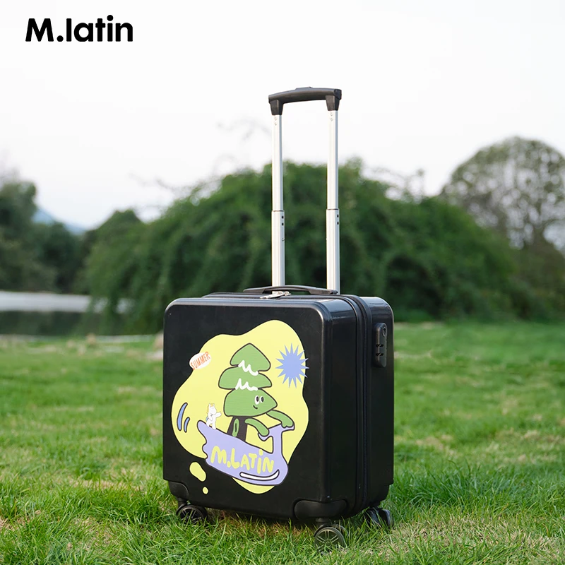 国潮男士经典男孩20寸拉杆箱电动箱子爆款马拉丁儿童旅行箱行李箱