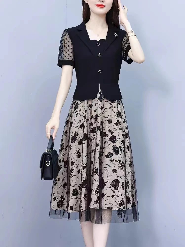 【1701-1750】凌九设计风时尚连衣裙女