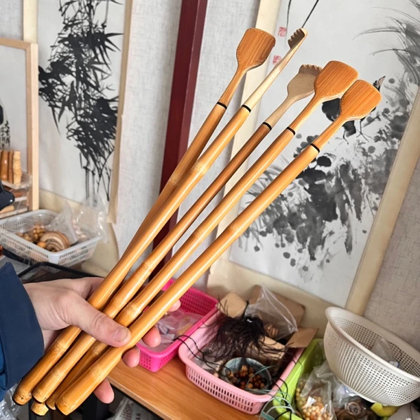 实心竹痒痒挠不求人育娃神器小长棍