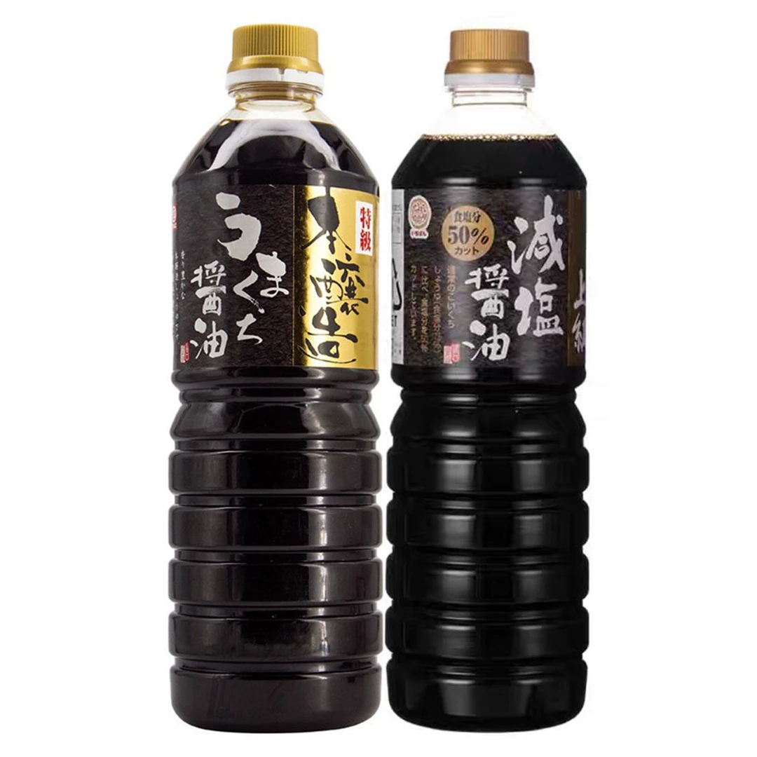 日本进口浓口酿造酱油1000ml寿司烹饪日料炒菜家用两瓶