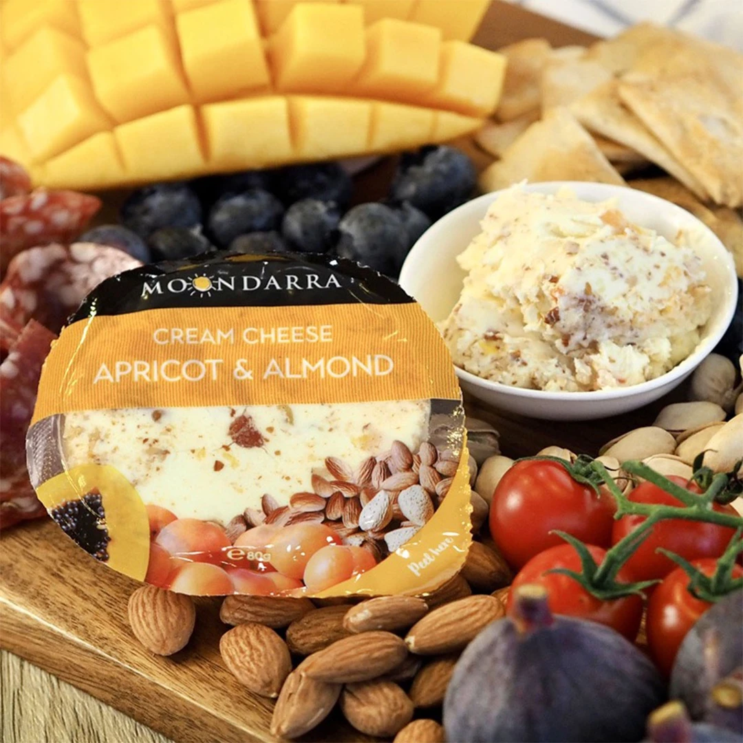 临期清仓澳大利亚进口蒙达拉杏子扁桃仁稀奶油再制干酪80g即食