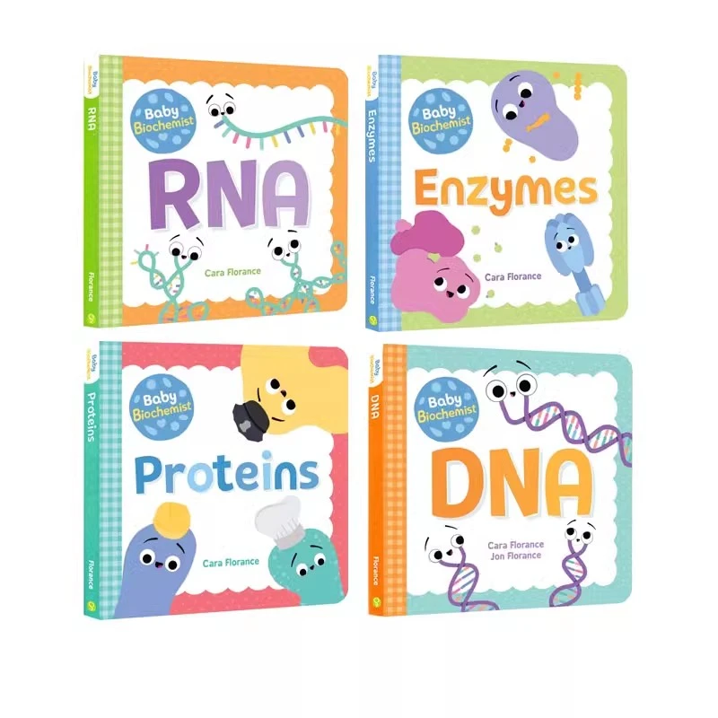 梦想童趣城宝宝智学园 Baby Biochemist：Enzymes/Proteins/等4册