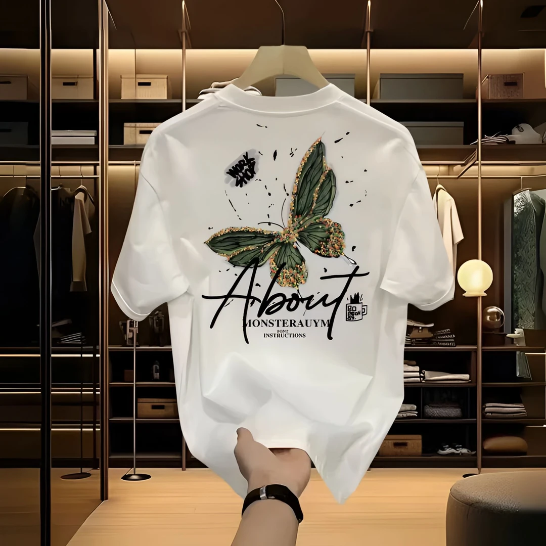 仓石一树潮牌2025夏季新款宽松显瘦半袖上衣服重磅短袖潮流体恤