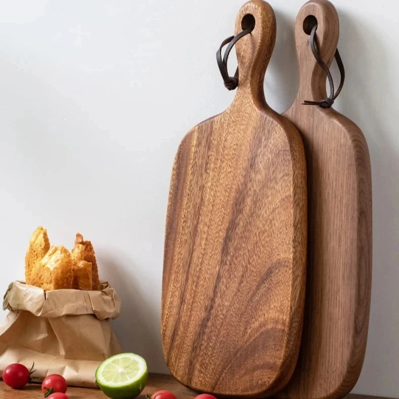 胡桃木菜板砧板家用牛排餐盘披萨盘案板厨房切菜板托盘