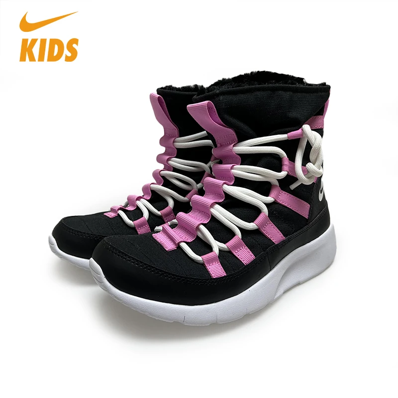Nike/耐克[大童]NIKE VENTURE (GS)高帮冬季加绒雪地靴AQ9493-002
