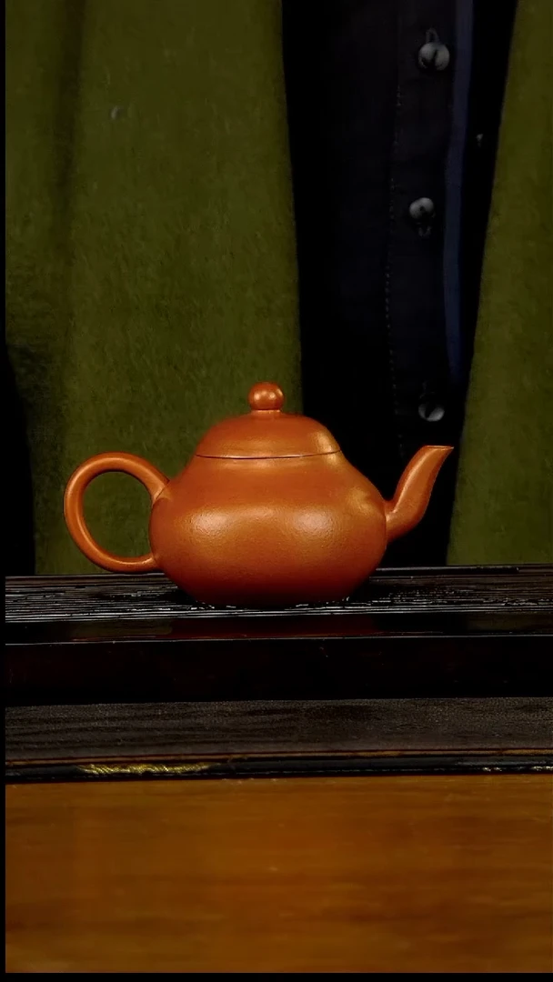 【闪购商品】紫砂茶壶150cc手工赵庄朱泥梨型68