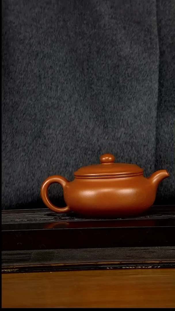 【闪购商品】紫砂茶壶160cc原矿手工赵庄朱泥仿古16