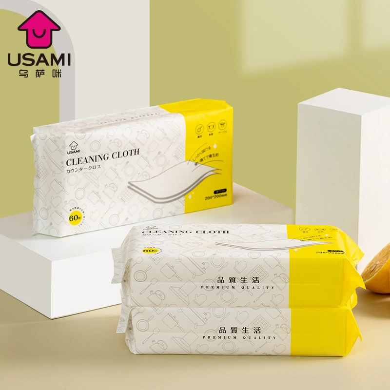 日本和匠 一次性干湿两用加厚抽取式抽便绵柔携取式懒人抹布