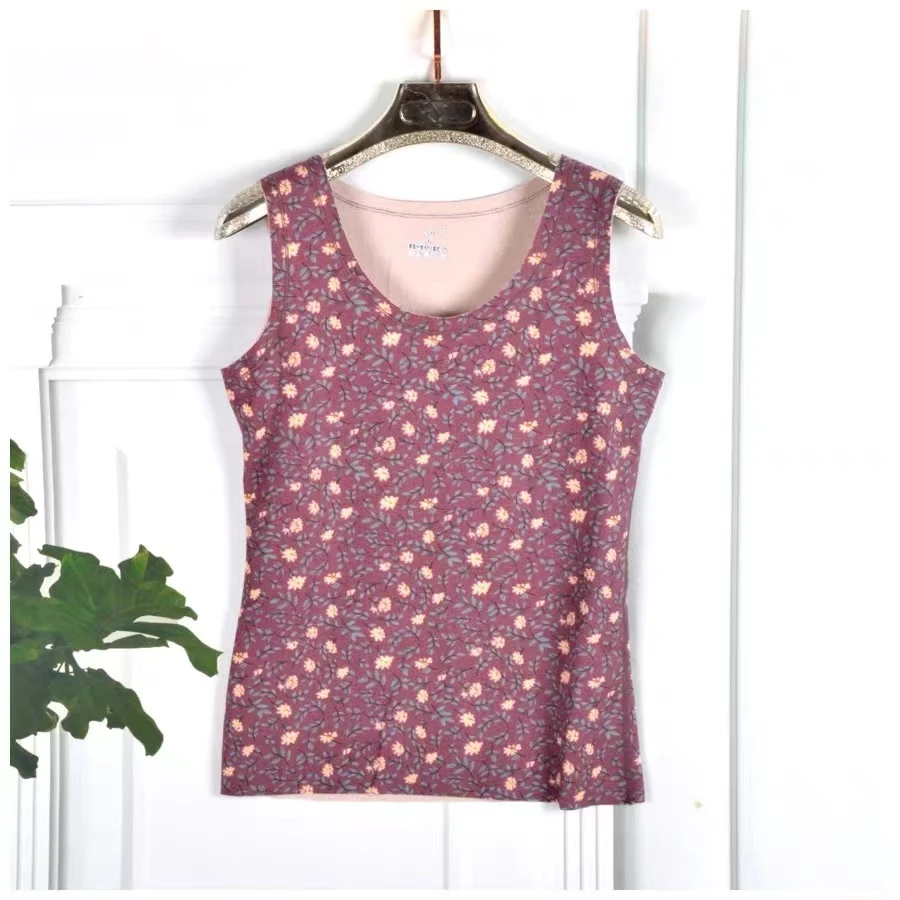 只要快递费~女士秋冬无痕保暖背心花色款式不挑3016