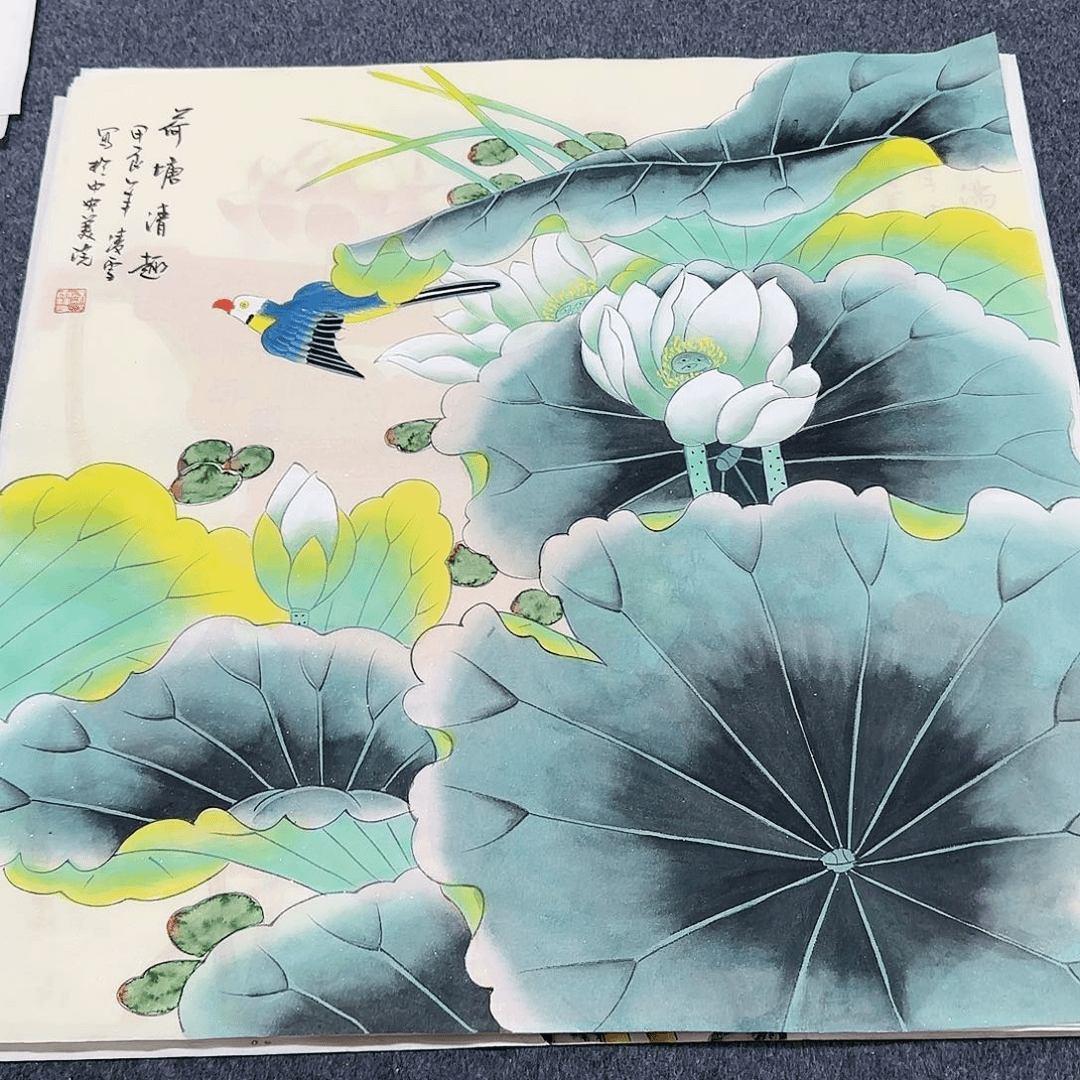尺寸70*70 纯手工纯手绘作品欣赏