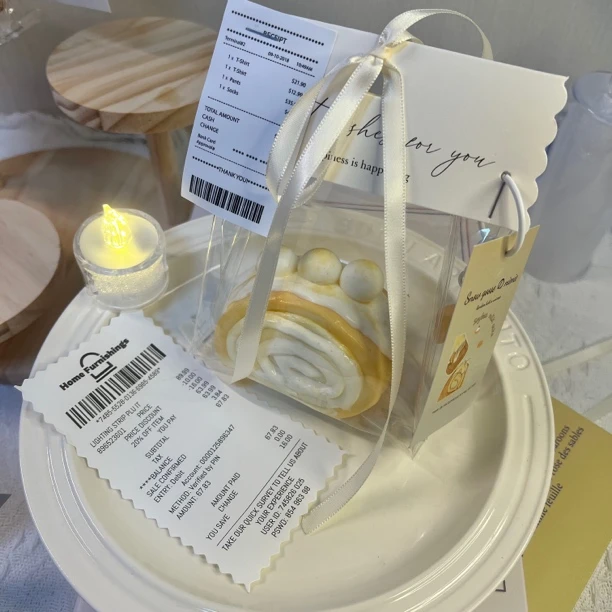 手工捏捏乐豆乳瑞士卷捏捏