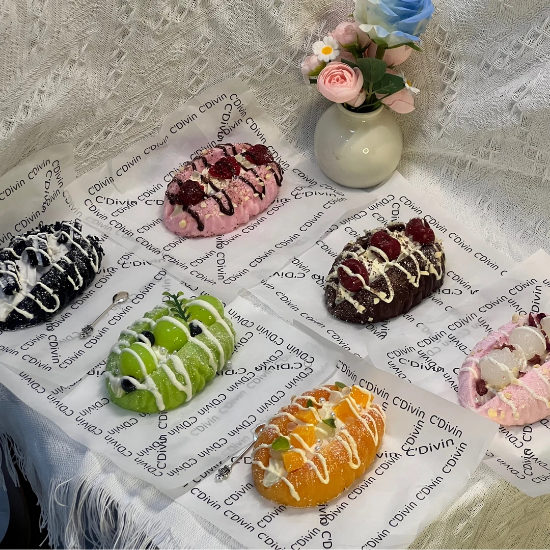 手工捏捏乐六种口味欧包捏捏