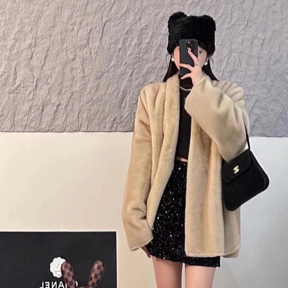 2025冬季上新宽松洋气百搭重工精致贵气优雅高级感斗篷外套230203