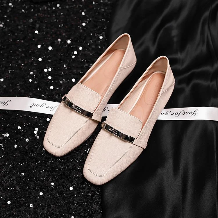 BANFANG女鞋|33-41码|2cm春秋平底方头软底四季百搭方跟浅口单鞋