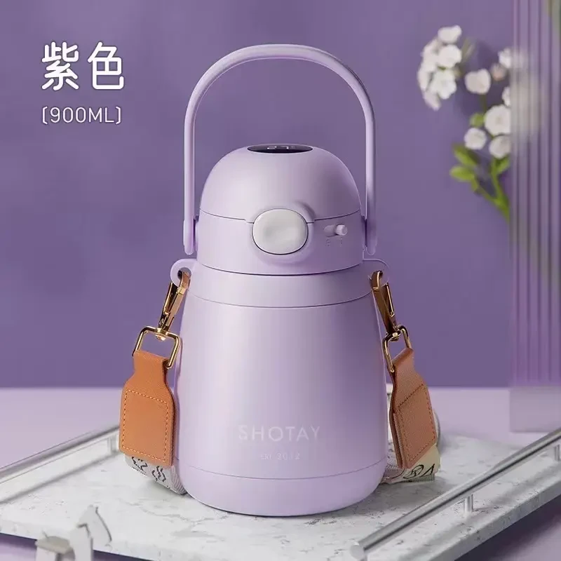 8080号尚泰316不锈钢大容量900ml保温杯（不带温显）