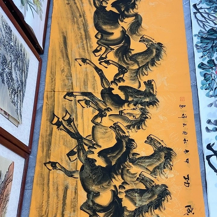 三个张画廊直播间！