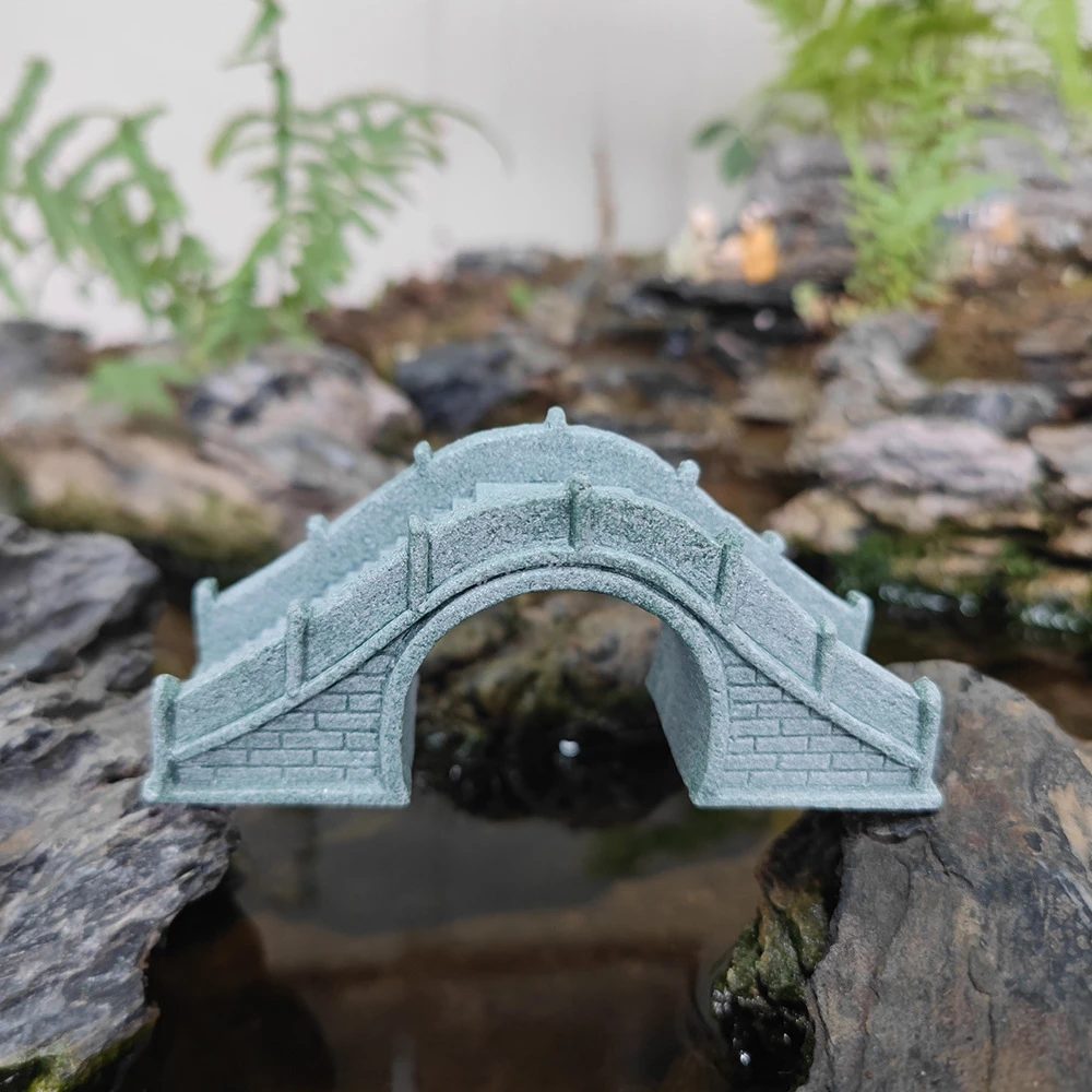 创意禅意盆景花盆假山流水器鱼缸造景建筑小摆件微景观设计装饰品