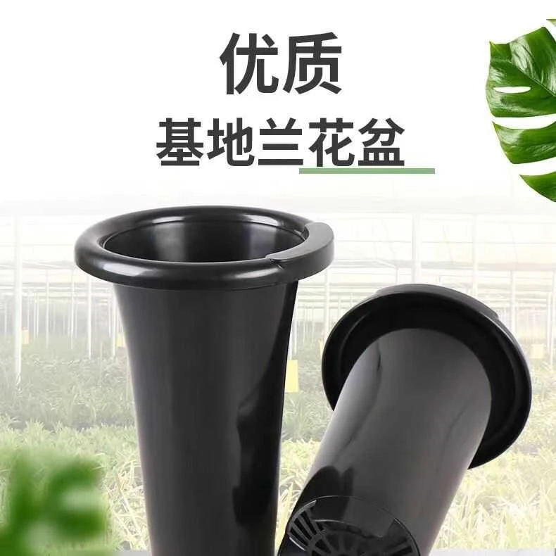 4寸基地兰花盆塑料排水透气专用养根盆栽花卉绿植花盆
