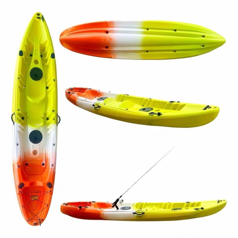 SEAPERK/司派克加厚三人艇独木舟划艇双人皮划艇硬艇滚塑艇平台舟