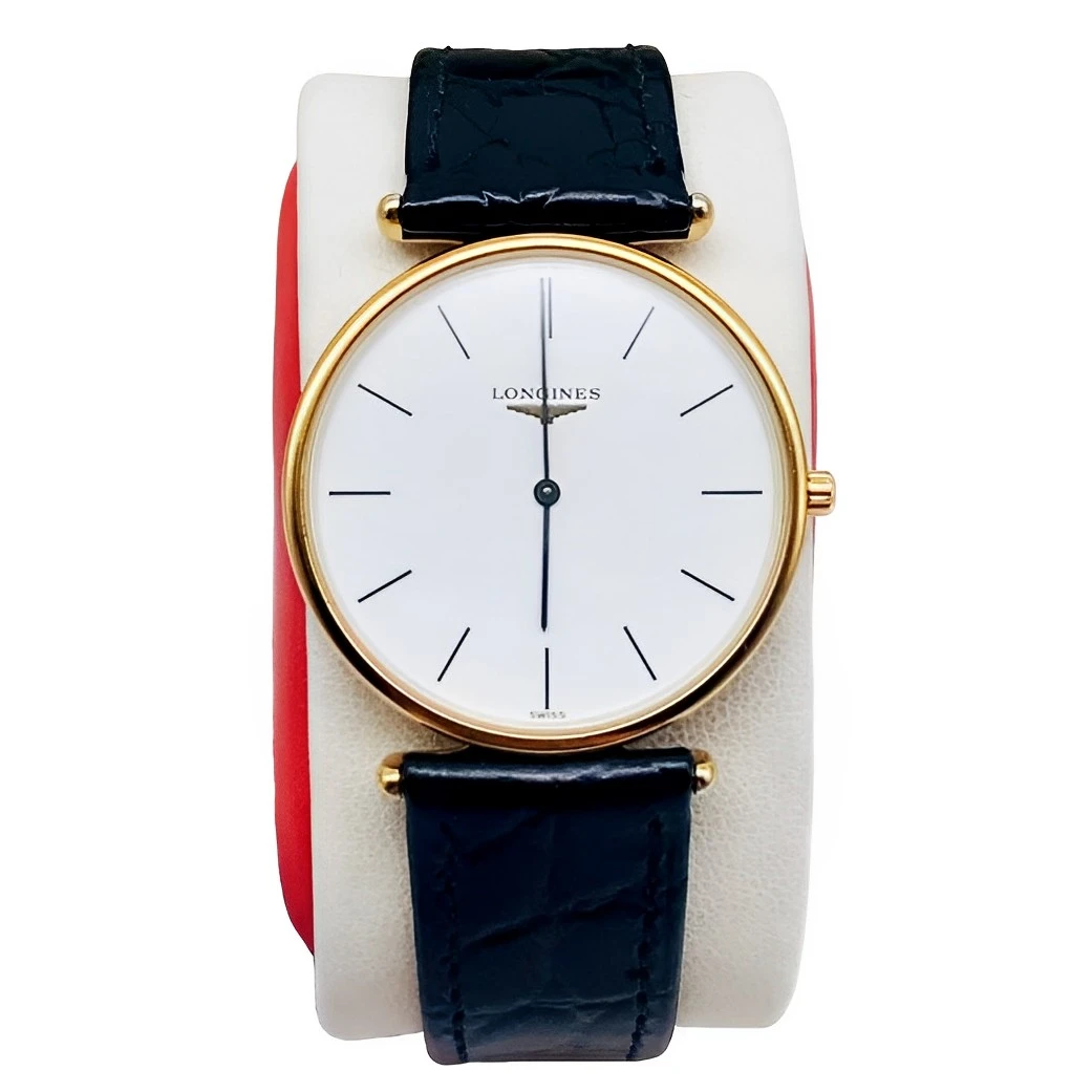 95新 Longines/浪琴 33盘嘉岚手表罗马刻石英女士腕表二手名表