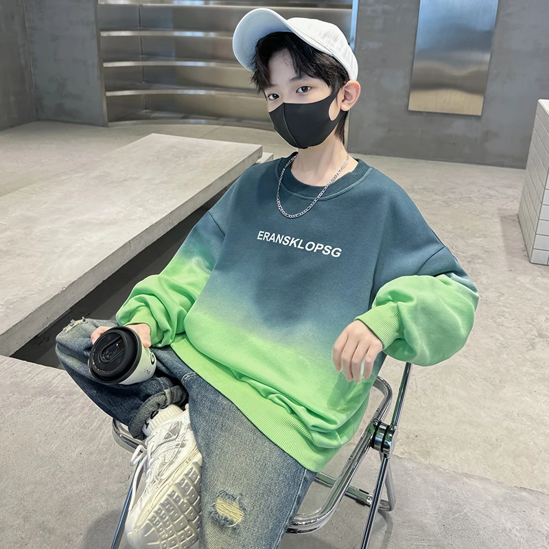 男童春装卫衣6-12岁潮款中大童男孩春款上衣儿童打底衫春秋款帅气