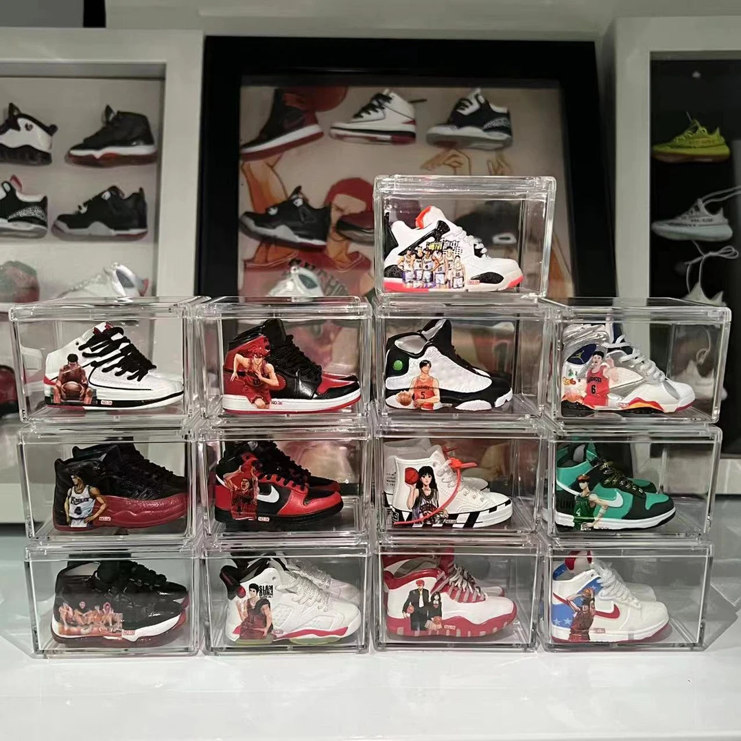 1:6微缩鞋模摆件一对