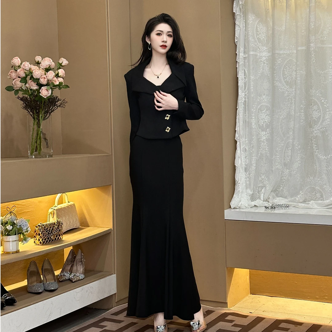 连衣裙显瘦气质时尚法式修身名媛气质时尚法式修身65156/65193