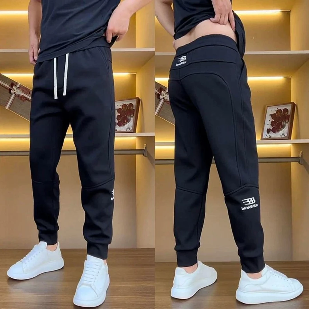 秋季新款简约百搭束脚休闲裤男高档修身显瘦时尚运动卫裤24030