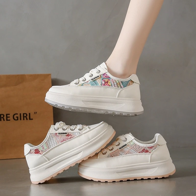 女春夏平底软底韩版百搭尤莱特时尚小白鞋板鞋Q5602